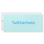 Twitterholic rack cards