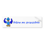Twittering blue Bird bumper stickers