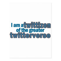 Twitterverse Twittizen postcards