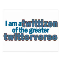 Twitterverse Twittizen postcards
