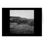 Two 100 Pounder Parrott Guns and Shells 1865 cards