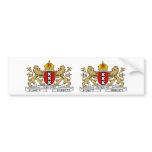 TWO Amsterdam Coat of Arms Bumper Stickers