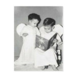 Two angels for Chrstmas post card postcards