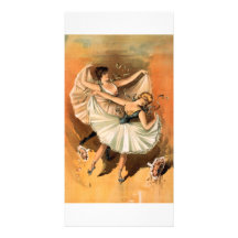 Two Ballerinas collector photo cards