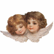Two Beautiful Angels Cut Outs