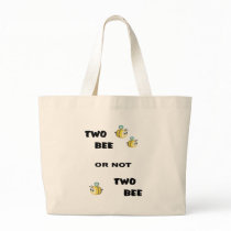Two Bee Canvas Bags