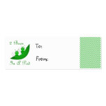 Two Bees In A Pod Gift Tag business cards