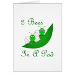 Two Bees In A Pod Greeting Card