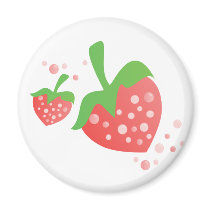Two Berries Fridge Magnets