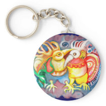 ** Two Big Precolumbian PoP Birds **