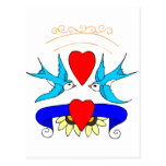 Two Birds In Love Postcard