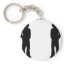 two black cool guys icon keychains