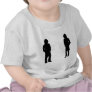 two black cool guys icon tee shirt