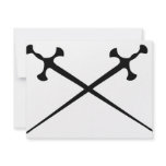 two black swords icon invitations