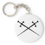 two black swords icon keychains