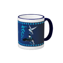 Two Blue Hummingbirds Mug