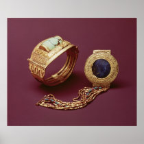 Two bracelets, from the Tomb of Tutankhamun