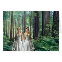 Two Brides in the Forest Cards