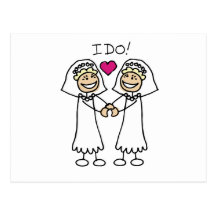 Two Brides Post Card