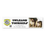 Two Bulldog Brand Unleash Yourself Bumper Sticker bumper stickers