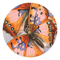 Two butterflies abstract Valentine Be Mine card.sm Sticker