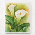 Two Cala Lilies Watercolor Art - Multi mousepads