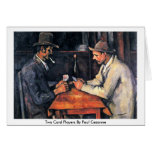 Two Card Players By Paul Cezanne