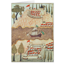Two castles in the Black Sea Greeting Card