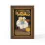 Two children reading ghost stories card
