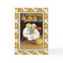 Two children reading ghost stories card