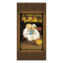 Two children reading ghost stories photo card