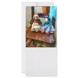 Two Colonial Rag Dolls Custom Rack Card
