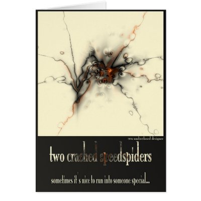 two crashed speedspiders cards by darkchrystal
