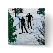 Two Cross Country Skiers
