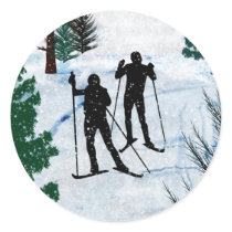 Two Cross Country Skiers