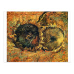Two Cut Sunflowers Yellow - Vincent Van Gogh Post Cards