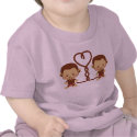 Two cute Monkeys t-shirts