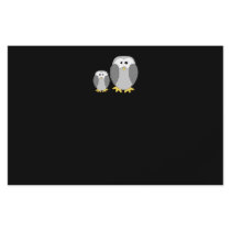 Two Cute Penguins. Cartoon. Full Color Flyer