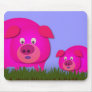 Two cute piglets mouse pads