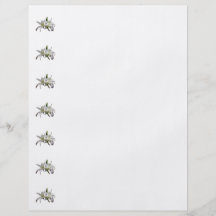 Two Delicate White Lilies Custom Flyer