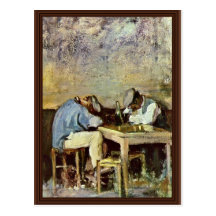 Two Drunks By Grigorescu Nicolae (Best Quality) Postcards