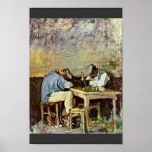 Two Drunks By Grigorescu Nicolae (Best Quality) Posters