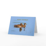 Two Ducks Birthday Card