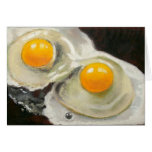 TWO EGGS REALISM ARTWORK GREETING CARDS