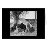 Two Escaped Slaves Sitting in a Tent 1863 cards