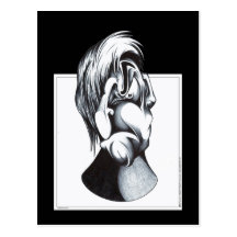 Two Faces of Grief Postcard