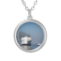 Two Ferries In Greece Pendants