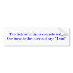 two fish bumper stickers