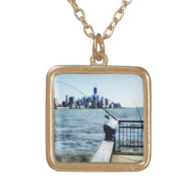 Two Fishing Poles Pendants