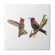 TWO FLYING JEWELS TILES